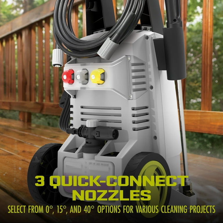 Sun Joe Electric Pressure Washer, 2200 PSI, Foam Cannon, Quick