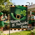 thumbnail image 4 of Cheapark St. Patrick's Day Home Garden Flag Shamrocks Decorative Printed for Outdoor Holiday Decoration Green, 4 of 6