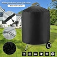 thumbnail image 1 of Grill Cover  Waterproof UV Resistant Water Smoker Cover  Bullet Smokers Cover  Vertical fire Pit Cover, 1 of 7
