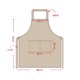 thumbnail image 3 of Delantal Yesbay de color puro con cuello halter, sin mangas, con bolsillo, para tareas domésticas, cocina, barbacoa y trabajo, 3 of 8