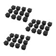 thumbnail image 1 of 36 Pcs 15mm x 15mm Plastic Square Caps Tube Pipe Inserts End Blanking,36 x Square Tube Insert,black, 1 of 8