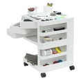 thumbnail image 3 of Studio Designs Kubx Pro Mobile Storage Cart - White, 3 of 9