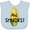 AE-Light Blue, variant on Inktastic Aw, Shucks Corn on the Cob Humor Boys or Girls Baby Bib