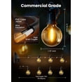 thumbnail image 4 of Luces solares en guirnalda Brightown 23 m, 36 LED irrompibles, luz cálida, 4 of 8