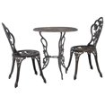 thumbnail image 1 of vidaXL 3 Piece Bistro Set Cast Aluminium, 1 of 5