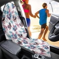 thumbnail image 3 of Garronmavis Waterproof Stain-Resistant Front Car Seat Towel Cover, Universal Fit for Cars SUVs Trucks Sedan Van, Sweat Protection for Post Workout Beach Outdoor Travel Use, 3 of 8