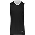 thumbnail image 4 of Holloway Sportswear XL Boys Dual-Side Single Ply Basketball Jersey Black/White 224278, 4 of 6