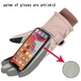 thumbnail image 2 of Up to 50% off! Caoblia Winter Gloves Men Thicken Leather, Fleece Liner Touch Screen Water Proof Winter Gloves Women Men for Running, Ski, Cycling, Hiking, Driving, Walking, Typing, Winter Gloves, 2 of 8