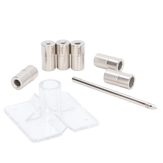 Drill Guide Bushings Set,8 Pcs Self Centering Drill Bushing Set Drill Guide Kit Power Packed Performance