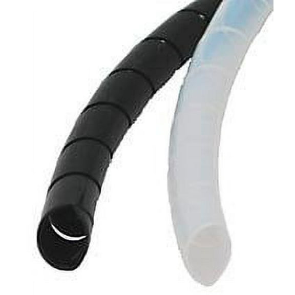 ICO RALLY 1980 SPIRAL WRAP 1/8" AND 1/4" 18' PACKAGE CLEAR AND BLACK - 1980-ICOR