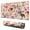 Dogs with Pioneer, variant on Long Mouse Pads for Desk,Cute Cartoon Corgi Desk Mats on Top Of Desks, Desk Mouse Pad Extra Large with 3mm Non-Slip Base and Stitched Edge for Gaming,Office,Work,Home 31.5"x11.8"