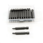 TMAX 25 pc PZ0 Pozi #0 Screwdriver Impact Ready 2 Inch Length Insert Bits Hex Shank with Quick Release Slot