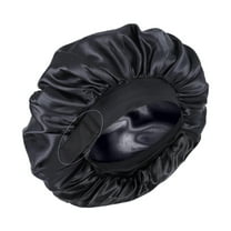 Double Layer Silk Satin Sleep Bonnet Adjustable Hair For Nighttime Curly Braids