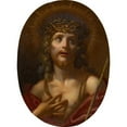 thumbnail image 3 of Circle of Carlo Dolci 19x24 Black Modern Framed Museum Art Print Titled - Christ Wearing the Crown of Thorns, 3 of 5