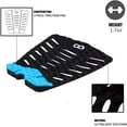 thumbnail image 5 of WOOWAVE EVA Surfboard Traction Pads 3 Piece with 3M Adhesive（blue）, 5 of 7