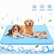 Summer Dog Cooling Mat for Large Dog,Washable Cooling Dog Bed ,Portable Cooling Pet Pad,28 x 22 inch