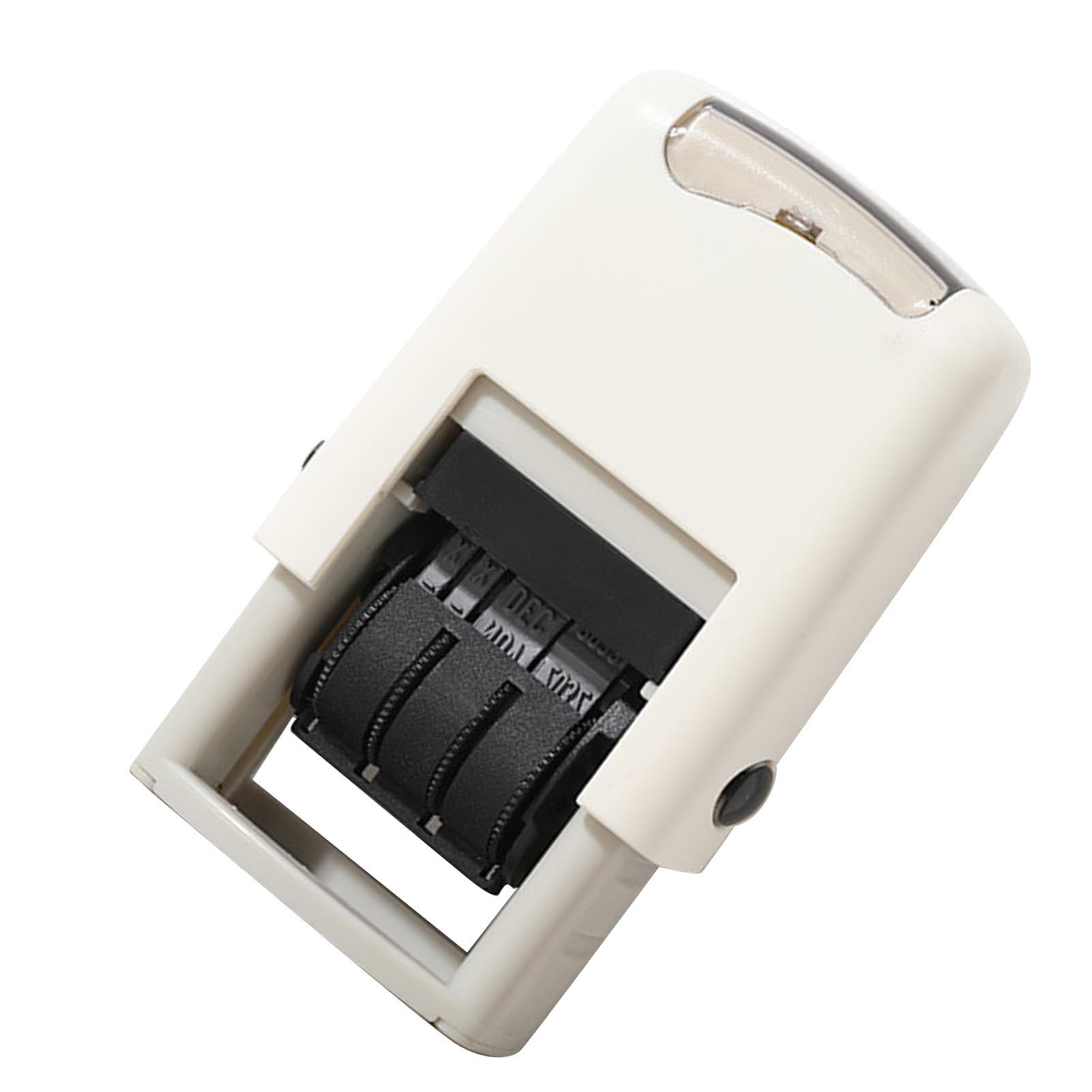 Portable Date Stamp, Clear Imprints, Compact Self Inking Stamp for ...