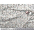 thumbnail image 2 of Soimoi Poly Georgette Fabric Earthworm,Fruit & Insect Print Fabric by The Yard 52 Inch Wide, 2 of 3