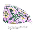 thumbnail image 5 of Paquete De 4 Gorros De Trabajo Para Enfermera, Servicio Prolongado, Color Puro, Botón Pulido Opaco, Gorros De Trabajo Multifuncionales Unisex, Uniformes De Trabajo Minnieouse AP008643-28, 5 of 5