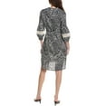 thumbnail image 2 of tyler böe womens  Colleen Linen Midi Dress, s, Black, 2 of 3