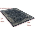 thumbnail image 4 of Midnight Blue/Beige Persian Zigler Allover Pattern Distressed – Modern Vintage Area Rug, 4 of 7