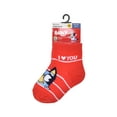 thumbnail image 2 of Character Toddler Valentine's Ankle Socks, 3- Pack, Sizes 12M- 5T, 2 of 5