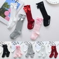 thumbnail image 5 of 0-4Years Toddlers Baby Kids Socks Knee High Bows Cute Girls Socks Long Tube Sock Children, 5 of 5