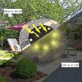 thumbnail image 2 of Luces solares al aire libre, paquete de 8 8 LED con energía solar Ip66, lámparas de tierra impermeables, iluminación de paisaje para césped, camino, cubierta, estanque, uso en jardín, blanco, 2 of 5