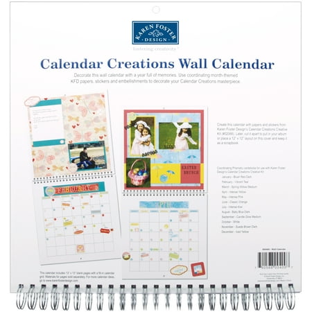 Wall Calendar Scrapbook Pages Walmart com Wall Calendar Scrapbook Pages Walmart com