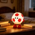 thumbnail image 4 of Cevemin Football Night Light Pat Light Bedroom Decoration - Soft Silicone Touch Control Dimmable Warm White & 7 Color Changing Night Light with Timer Rechargeable for Bedroom Night Stand Home Decor, 4 of 7