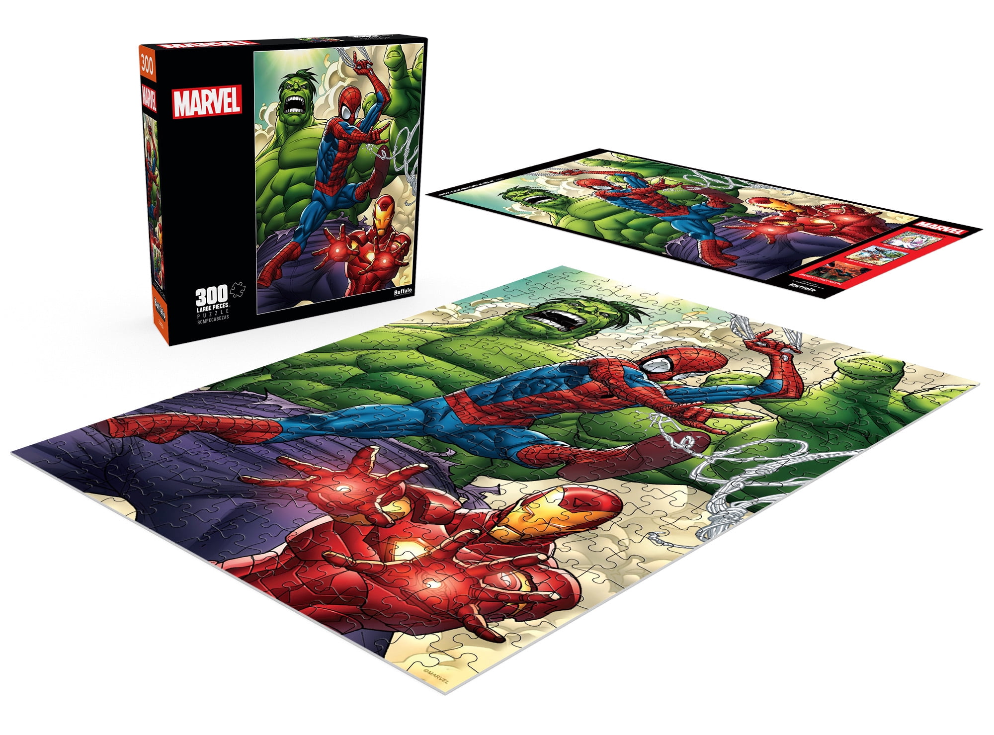 Buffalo Games 300-Piece Marvel Adventures Super Heroes 1 Adult Interlocking Jigsaw Puzzle