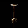 thumbnail image 3 of Sladdlös skrivbordslampa Dimbar metall USB uppladdningsbar skrivbordslampa -1 st-Perfet Gold, 3 of 5