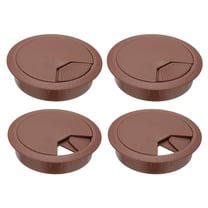 3 Inch Desk Grommet, 4Pcs Cable Grommet Wire Management Cable Hole Cover, Brown