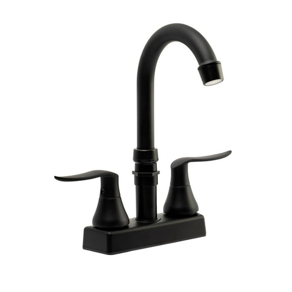 Dura Faucet Elegant RV Bar Faucet w/Quick Connect Spout - Matte Black