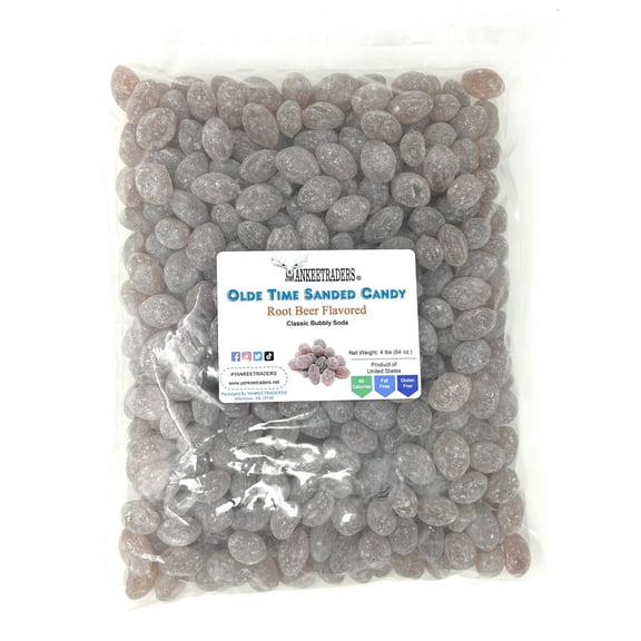 Olde Time Root Beer Sanded Candy Drops ~ 4 lbs.