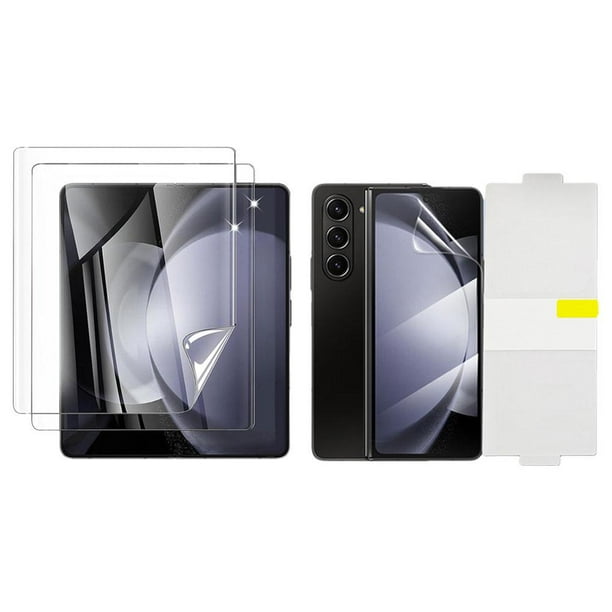 Wartleves Protector de pantalla externo e interno de hidrogel para teléfono Galaxy Z D1P0 Fold