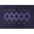 thumbnail image 1 of Ahgly Company Machine Washable Indoor Rectangle Persian Blue Traditional Area Rugs, 4' x 6', 1 of 4