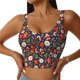 thumbnail image 1 of Fotbe Winter Holiday Christmas Sujetador Deportivo Largo sin Aros para Mujer con Almohadillas y Soporte Medio, Transpirable y Absorbente, Camiseta Tipo Chaleco o Tank Top-XX-Large, 1 of 8
