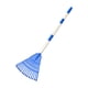 thumbnail image 1 of Rastrillo de jardín desmontable, resistente, 14 dientes con mango de madera para niños. azul, 1 of 9