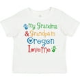 thumbnail image 3 of Inktastic Oregon My Grandma and Grandpa Love Me Boys or Girls Toddler T-Shirt, 3 of 5