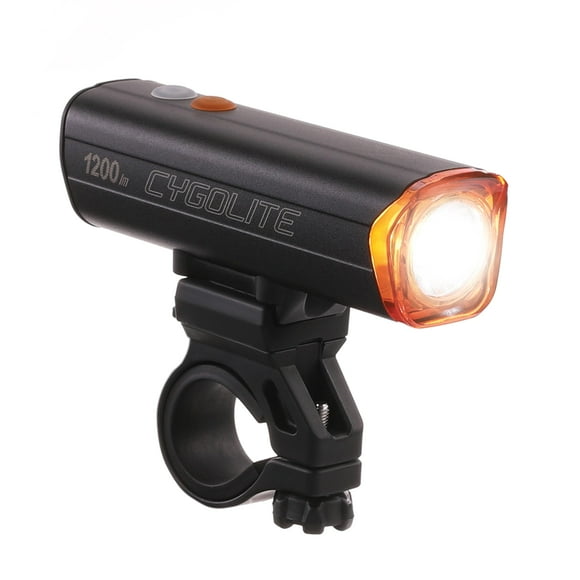 Cygolite Velocity Endurance 1,200 Lumen Bicycle Light– Anodized Aluminum Alloy- High Run Time–9 Modes– Fine Tunable Brightness-Compact IP67 Waterproof– Hard Mount– USB-C Charge–Road, Mount