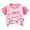 Pink, variant on TOWED22 Toddler Boy Shirts Baby Kids Short Sleeve T-Shirt Graphic Tee Funny Letters Print Cotton Tops 2T-8 Years(Blue,130)