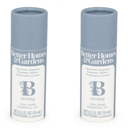 Better Homes & Gardens 100% Pure Essential Oil: B Strong, 15mL, 2-Pack