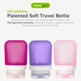 thumbnail image 2 of Botellas de viaje humangear GoToob+, silicona recargable, 53 ml, paquete de 3, 2 of 6