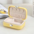 thumbnail image 3 of Double Layer Jewelry Storage Box Organizer Durable High Quality PU Leather Storage Box for Travel and Business Trips, 3 of 6