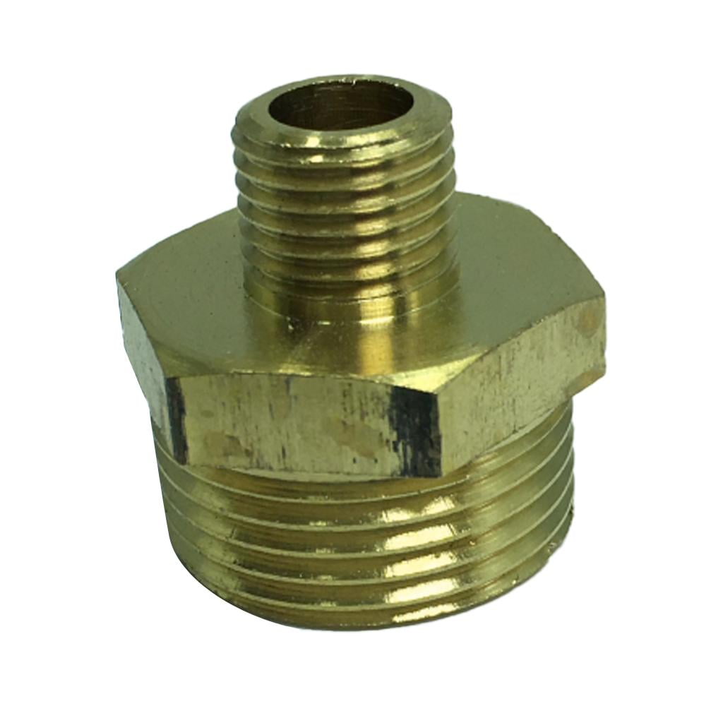 Brass Fitting Threaded Male Adapter Plumbing Connector Two Size 2
