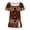 Khaki,My Recent Orders, variant on Women Aztec Graphic T-Shirt Summer Square Neck Tops Classic Short Sleeve Sport Tees Teen Girls Novelty Streetwear(Gray,S)Clearance