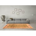thumbnail image 3 of Ahgly Company Indoor Rectangle Oriental Orange Traditional Area Rugs, 4' x 6', 3 of 4