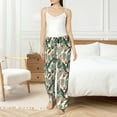 thumbnail image 2 of Haiem Palm Trees and Tropical Women's Pajama Pants Ultra Lightweight Pjs Bottoms Sleepwear Bottom Pants With Pocket Drawstring-Small, 2 of 7