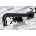 thumbnail image 4 of Kingston Brass KS6020BEX Essex Two-Handle Wall Mount Roman Tub Faucet, Matte Black, 4 of 7